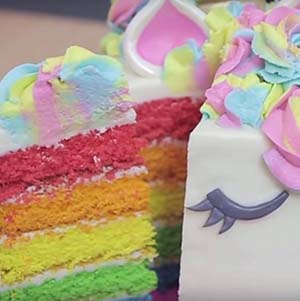 Te enseñamos la receta de cómo hacer un pastel de unicornio.¡Se chuparán los dedos!